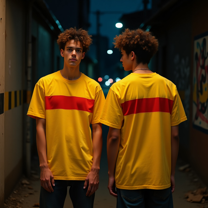 Radiant Street Stripe Tee