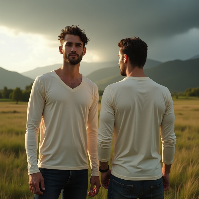 Adventure Chic: V-Neck Voyager