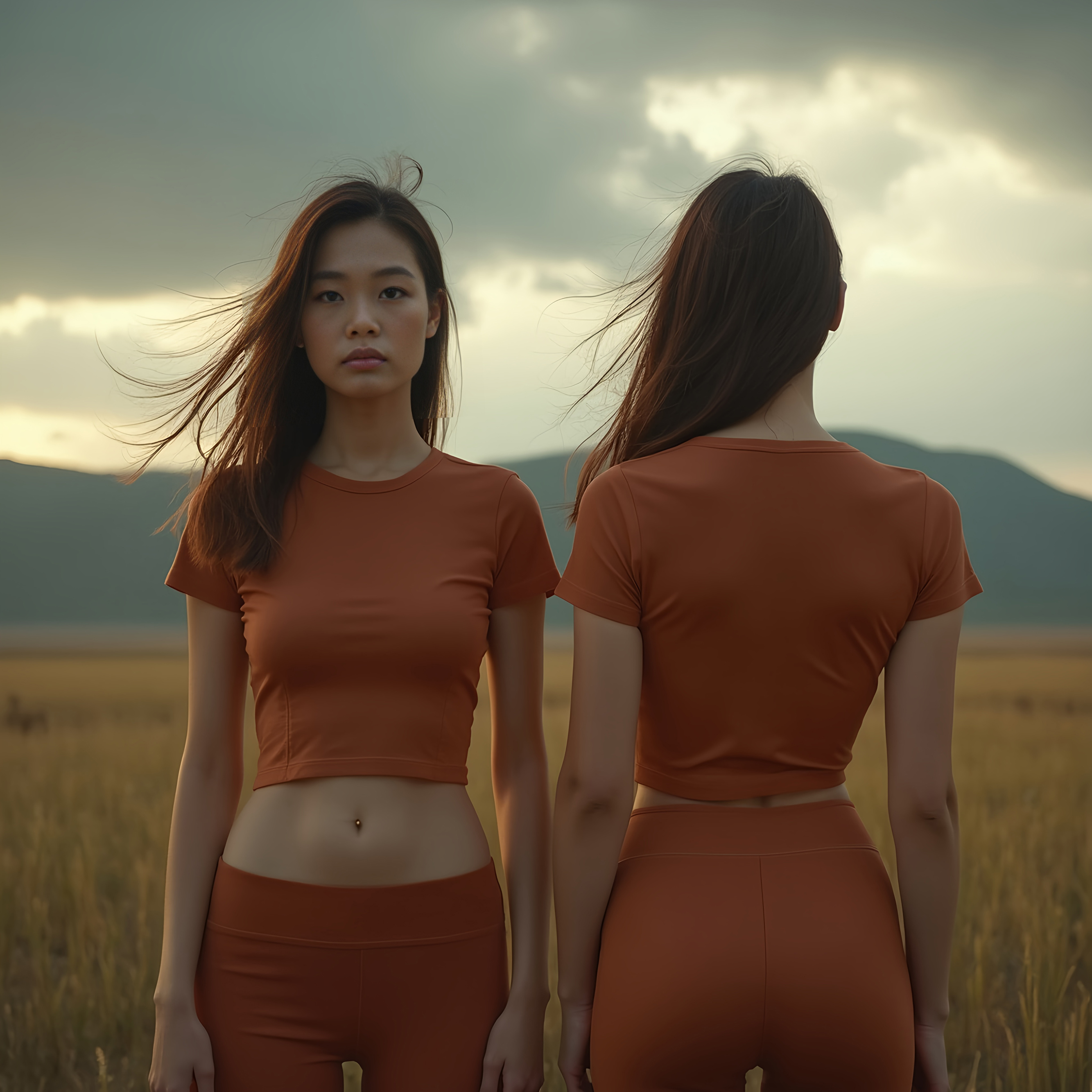 TerraTone Twinset: Earthy Elegance