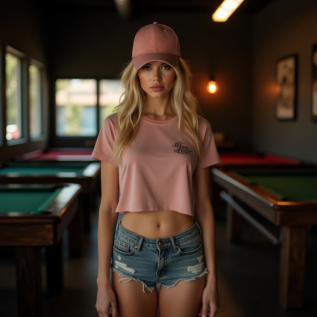 Blush & Breeze Crop Tee