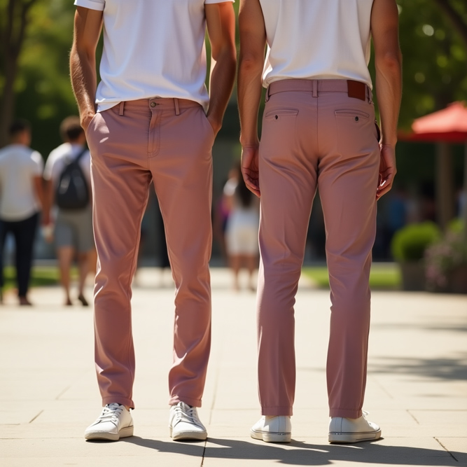 Rosy Stride Chinos