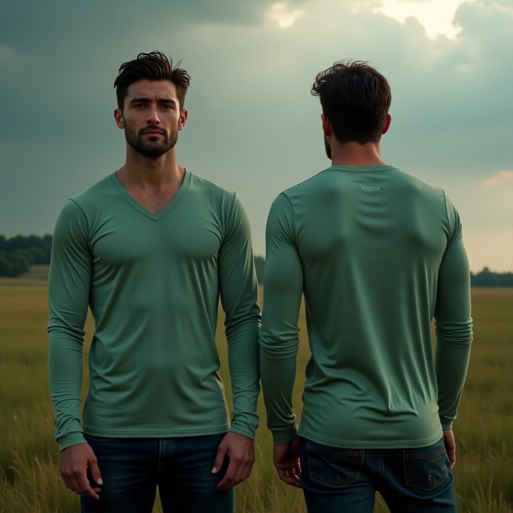 Verdant Vibe V-Neck